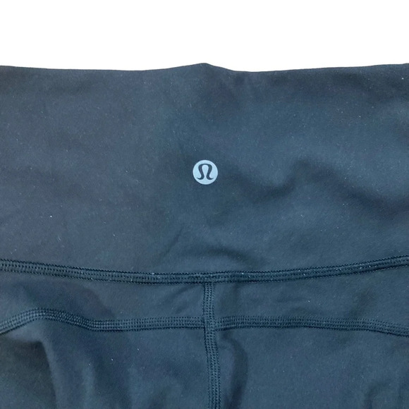 Lululemon Black 7/8 Length See-Thru Legging. Sz: 2 - Picture 3 of 9